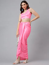 Blush Luxe Lycra Co-ord Set