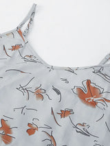 Dapper Grey Printed Waistcoat Suit