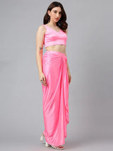 Blush Luxe Lycra Co-ord Set